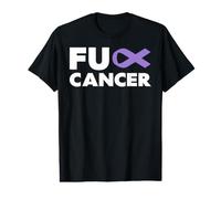 Fuck Cancer - Camiseta de Manga Corta para Hombre Camiseta gráfica económica