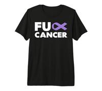 Fuck Cancer - Camiseta de Manga Corta para Hombre Camiseta Premium