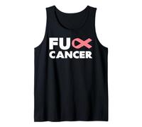 Fuck Cancer Camiseta Fuck Breast Cancer Awareness Pink Ribbon Camiseta sin Mangas
