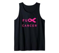 Fuck Cancer Censored Pink Breast Cancer Ribbon Walk, Apoyo Camiseta sin Mangas