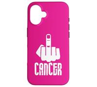 Fuck Cancer Dedo Medio Carcasa para iPhone 16