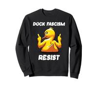 Fuck Fascism Protest Sign F Fascism Duck Anti Fascism Resist Sudadera