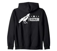 Fuck Fascism Sign Resist Fight Oligarchy No Kings Democracy Sudadera con Capucha