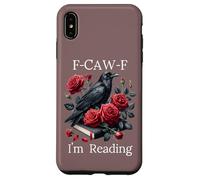 Fuck Off Im Reading Smut Books Dark Romance Book Crow F Cawf Carcasa para iPhone XS MAX