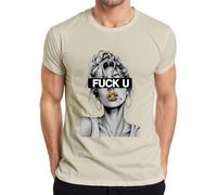 Fuck U - Camiseta para hombre con cinta de crímenes, naturaleza, M
