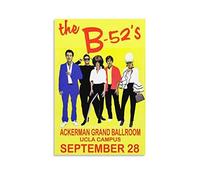 Fucoming The B-52's Band (5) Póster vintage, lienzo para colgar, pintura estética, pósteres para dormitorio, sala de estar, decoración de pared, 20 x 30 cm