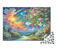 Fucsia hybrida Puzzle De 1000, DIY, Juguete Educativo, Decoración del Hogar, para Niños Mayores De 12 Años 1000pcs (75x50cm)