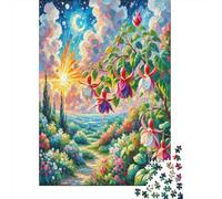 Fucsia Hybrida Puzzle De 1000, DIY, Juguete Educativo, Decoración del Hogar, para Niños Mayores De 12 Años 1000pcs (75x50cm)