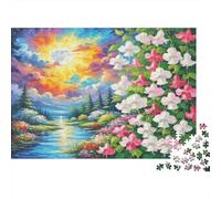 Fucsia hybrida Puzzle De 1000, DIY, Juguete Educativo, Decoración del Hogar, Rompecabezas Adultos, A Partir De 14 Años 1000pcs (75x50cm)