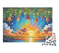 Fucsia Puzzle De 1000, DIY, Juguete Educativo, Decoración del Hogar, Rompecabezas para Adultos, A Partir De 14 Años 1000pcs (75x50cm)