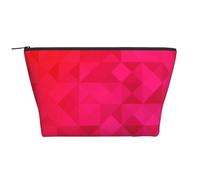 Fucsia Triángulo Geométrico, Bolsa de artículos de tocador Bolsa de Maquillaje Bolsa de cosméticos Bolsa de artículos de tocador de Viaje portátil