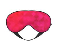 Fucsia Triángulo Geométrico, Cubreojos completos Antifaz bloqueador de luz Antifaz para dormir Antifaz suave con los ojos vendados Noche