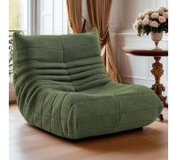 Fucxeoy Sillones Poires de Rincón, Sillón de Chimenea, Sofá de Suelo Perezoso Cómodo, Diseño Ergonómico de Salón Simple, Sillón Auxiliar sin Respaldo para Salón Dormitorio Dormitorio Salón Oficina