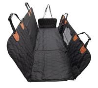 Fudajo Funda Asiento Trasero para Perros 137x147cm Divisible con ventanilla para Viajes en Coche
