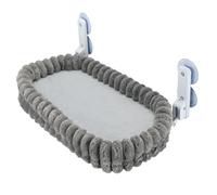 Fudajo Hamaca de Ventana para Gatos de 30 x 60 cm, Gris Claro, Cama para felinos de hasta 10 kg, Tumbona con ventosas Que Ahorra Espacio