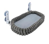 Fudajo Hamaca de Ventana para Gatos de 30 x 60 cm, Gris Oscuro, Cama para felinos de hasta 10 kg, Tumbona con ventosas Que Ahorra Espacio