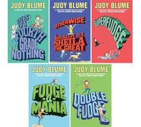Fudge Series 5-Book Paperback Collection Set by Judy Blume - Tales of a Fourth Grade Nothing, Otherwise Known as Sheila the Great, Superfudge, Fudge-a-Mania & Double Fudge