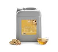 Fuduu.de - Aceite de cacahuete, 10 L, aceite de cocina para freír, freír o cocinar, aceite para freír muy alto, aceite para freír como alternativa a la grasa para freír, vegano y sin gluten