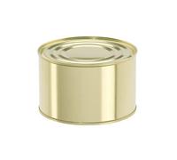 Fuduu.de Latas de hojalata, aptas para hacer salchichas, tamaño 99/63, aptas para todo tipo de salchichas y salchichas, apilables, sin tapa, alta calidad, aprox. 400 g de peso relleno, 100 unidades