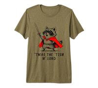 Fue el Lindo Caballero Mapache de «Tism M'Lord», la Conciencia sobre el Autismo. Camiseta Premium