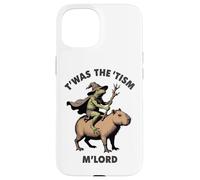 Fue el 'Tism M'Lord Funny Wizard Frog Warlock Capybara Carcasa para iPhone 15