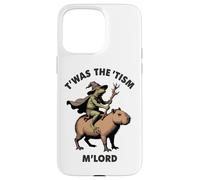 Fue el 'Tism M'Lord Funny Wizard Frog Warlock Capybara Carcasa para iPhone 15 Pro MAX