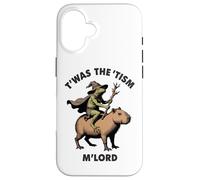 Fue el 'Tism M'Lord Funny Wizard Frog Warlock Capybara Carcasa para iPhone 16
