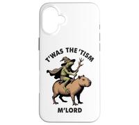 Fue el 'Tism M'Lord Funny Wizard Frog Warlock Capybara Carcasa para iPhone 16 Plus