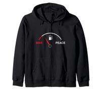 Fue paz fuel calibre de aceite pacifist against war and violence Sudadera con Capucha