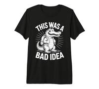 Fue una Mala Idea, Divertido cocodrilo Escolar Camiseta Premium
