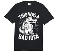 Fue una Mala Idea, Divertido cocodrilo Escolar Comfort Colors Adult Heavyweight T-Shirt