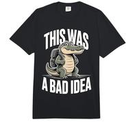 Fue una Mala Idea, Divertido cocodrilo Escolar Comfort Colors Adult Heavyweight T-Shirt
