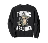 Fue una Mala Idea, Divertido cocodrilo Escolar Sudadera