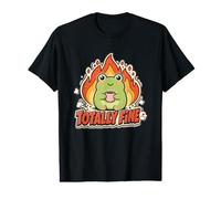 Fuego de café con Forma de Rana Totalmente Fina - Divertido Regalo sarcástico Camiseta gráfica económica