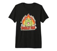 Fuego de café con Forma de Rana Totalmente Fina - Divertido Regalo sarcástico Camiseta Premium