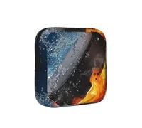 Fuego de Hockey sobre Hielo,Bolsas para Guardar compresas sanitarias, Bolsas para la menstruación para Mujeres y Adolescentes.