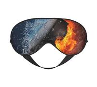 Fuego de hockey sobre hielo, Cubreojos completos Antifaz bloqueador de luz Antifaz para dormir Antifaz suave con los ojos vendados Noche