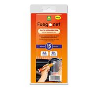 Fuegonet Cordón 231580 Negro con adhesivo 15 mm x 2,5 m