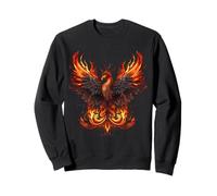 Fuego Phoenix Bird Rejuvenecimiento Phoenix Rising Pájaro mítico Sudadera