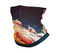 Fuego Quemando Fútbol Americano Agua Fresca Unisex Tubular Pañuelo Protección UV Bandana Elástica Pasamontañas para Ciclismo Invierno Yoga Moto