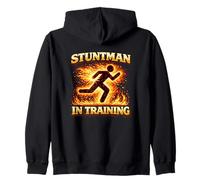 Fuego Stuntman En Acción Entrenamiento Futuro Flame Intérprete Sudadera con Capucha