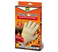 Fuegonet 231214 - Guante anti-calórico, 15 x 34 x 2 cm, color marfil