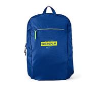 Fuel For Fans Ayrton Senna - Mochila plegable, color azul marino, Azul, Moderno