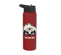 Fuel Guts Glory Carrera de coches Indianápolis Spirit Stainless Steel Insulated Water Bottle
