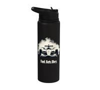 Fuel Guts Glory Carrera de coches Indianápolis Spirit Stainless Steel Insulated Water Bottle