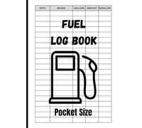 fuel log book Pocket Size: Simplified mileage and gas tracking for businesses and individuals | up to 2,500 records | 4.2 X 6 inches