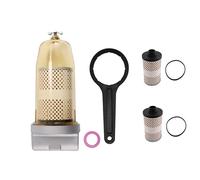Fuel Pump Assembly Separador Agua/gasolina/diésel Repuesto 496 30 Micras Caudal Máximo 25 GPM 150 PSI 2 Filtros Combustible Conjunto Filtro Tanque