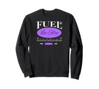 Fuel The Fire - Ropa Urbana de tipografía Urbana Sudadera