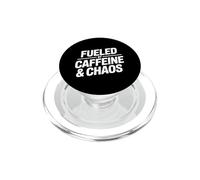 Fueled by Caffeine and Chaos PopSockets PopGrip para MagSafe