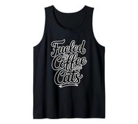 Fueled by Cats and Coffee Camiseta sin Mangas